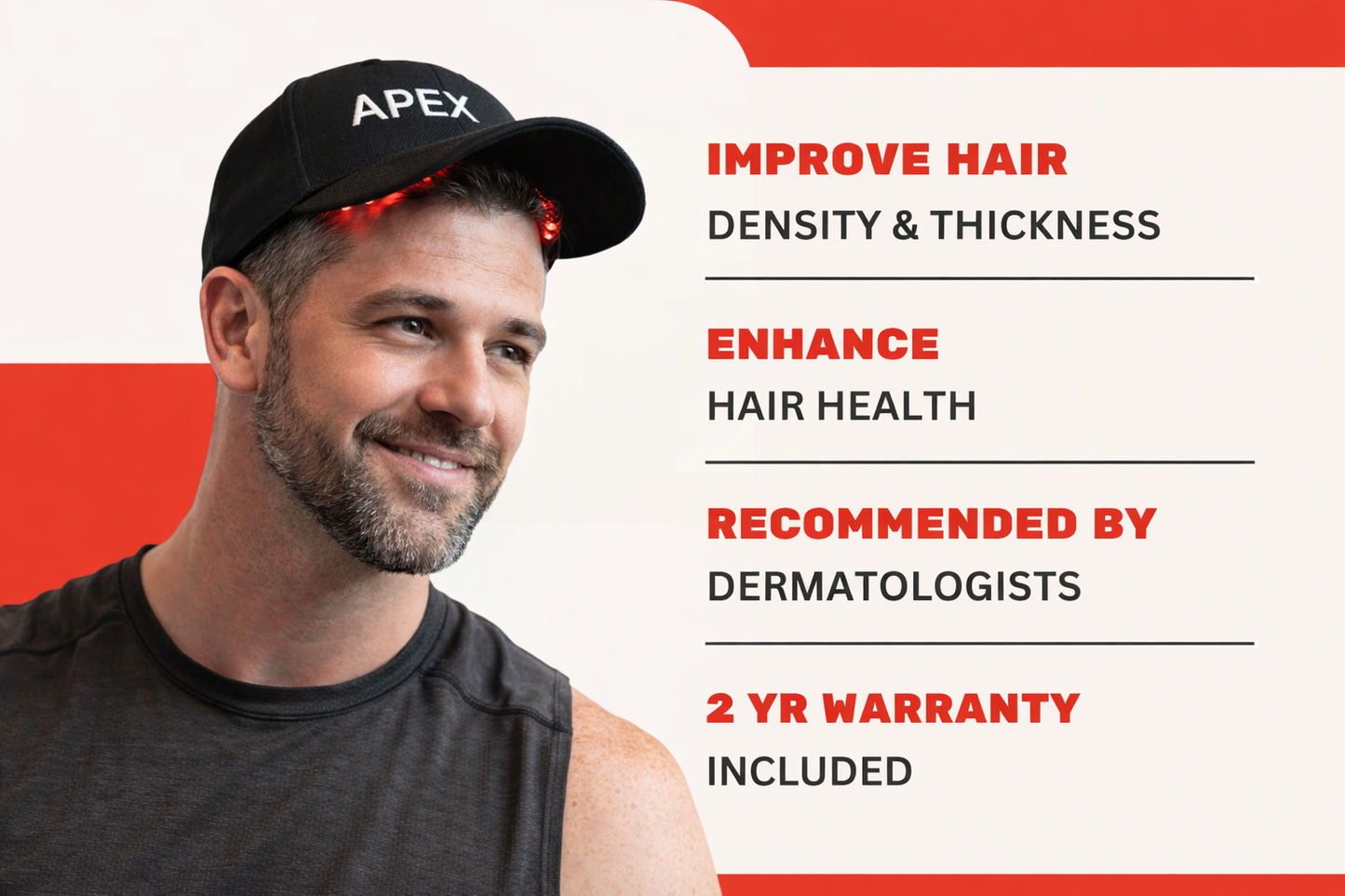 Apex Red Light Therapy Hat